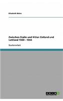 Zwischen Stalin Und Hitler