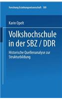 Volkshochschule in Der Sbz/Ddr