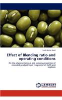 Effect of Blending ratio and operating conditions