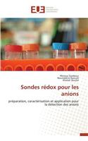 Sondes rédox pour les anions: (Omn.Univ.Europ.)