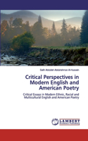 Critical Perspectives in Modern English and American Poetry