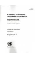 Committee on Economic, Social and Cultural Rights: Report on the Forty-Sixth and Forty-Seventh Sessions: (2-20 May 2011, 14 November-2 December 2011)