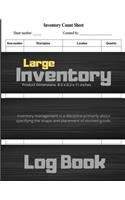 Large Inventory LogBook