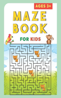 Maze Book For Kids Ages 3+