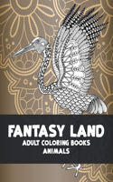 Adult Coloring Books Fantasy Land - Animals