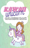 Kawaii Unicorn Coloring Book