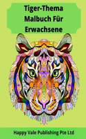 Tiger-Thema Malbuch Für Erwachsene