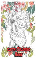 Sloth Coloring Book