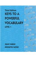 Keys to Poerful Vocabulary Level 1