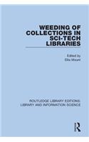 Weeding of Collections in Sci-Tech Libraries