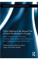 Policy Making at the Second Tier of Local Government in Europe