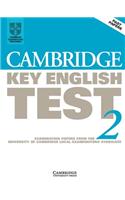 Cambridge Key English Test 2 Student's Book: Examination Papers from the University of Cambridge Local Examinations Syndicate
