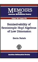 Semisolvability of Semisimple Hopf Algebras of Low Dimension