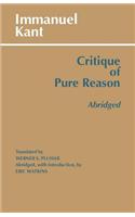 Critique of Pure Reason, Abridged