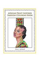 African Print Inspired Fashion Coloring Book
