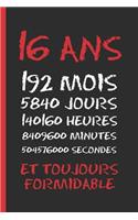 16 ANS Et Toujours Formidable