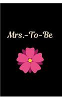 Mrs. - To - Be