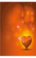 Notebook Luminous Heart orange Edition