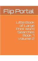 Little Book of Large Print Word Searches Book 7 Volume 2: (2 Orange)