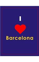 I Love Barcelona Notebook