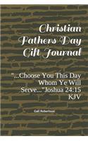 Christian Fathers Day Gift Journal