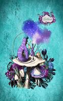 Notebook: Alice in Wonderland Art Cover Notebook, 8 x 10, 200 Pages Lined Paper For Writing Notebook, Perfect for Journaling, Note Taking or Diary