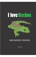 Notebook: Lined notebook ca A5 for notes, sketches, drawings, formulas, as a calendar or for learning; wide line grid; breeder, reptile keeper & animal lovers