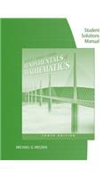 Student Solutions Manual for Van Dyke/Rogers/Adams' Fundamentals of Mathematics, 10th