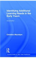 Identifying Additional Learning Needs in the Early Years