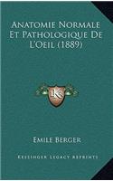 Anatomie Normale Et Pathologique De L'Oeil (1889)
