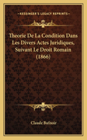 Theorie De La Condition Dans Les Divers Actes Juridiques, Suivant Le Droit Romain (1866)