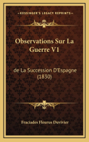 Observations Sur La Guerre V1