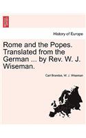 Rome and the Popes. Translated from the German ... by REV. W. J. Wiseman.