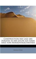 Construction Der Lage Des Herzens in Der Leiche Aus Einer Serie Von Horizontalschnitten