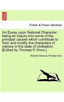 Essay upon National Character