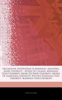 Articles on Educational Institutions in Mindanao, Including: Xavier University " Ateneo de Cagayan, Mindanao State University, Ateneo de Davao Univers