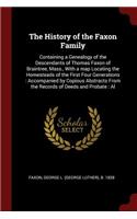 The History of the Faxon Family