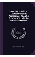 Decaying Shocks, a Comparison of an Approximate Analytic Solution With a Finite Difference Method