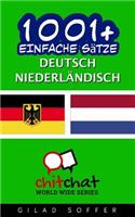 1001+ Einfache Satze Deutsch - Niederlandisch: (German)