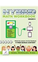 Hybrid Math Workbook Grade 6