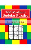 200 Medium Sudoku Puzzles: Medium Sudoku Puzzles For Intermediate Players