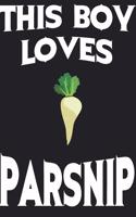 This Boy Loves PARSNIP Notebook