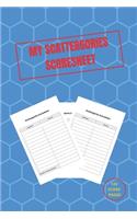 MY Scattergories Score sheet