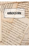 Usbekistan: Liniertes Reisetagebuch Notizbuch oder Reise Notizheft liniert - Reisen Journal für Männer und Frauen mit Linien