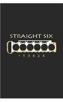 Straight six: 6x9 Engines - grid - squared paper - notebook - notes