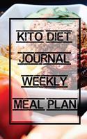 Keto Diet Journal Weekly Meal Plan: books on Keto diet planing for track weight chest hips arms and thighs