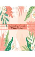 Yearly Goal Planner: With Yearly Goal Action Plan and Checklist: Agenda, Goal Setting Book For All Activity 2020 Important Dates, Appointments for Tract Your Ideas