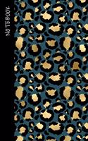 Blue Leopard Print Notebook