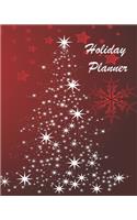 Holiday Planner: Perfect Organizer and Journal for the Christmas Season - Includes Expense, Budget, Gift and Card Trackers, Shopping Lists, Party Holiday Event and M