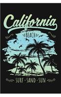 California Beach Surf Sand Sun